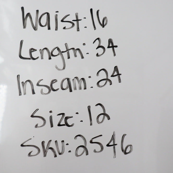 American Giant Black Bootcut Pants Made in USA Size 12