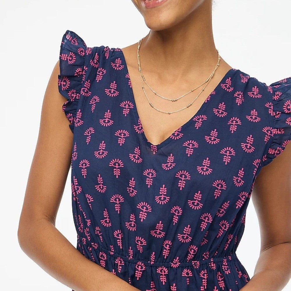 J.Crew Tie-Back Beach Dress Size XXS