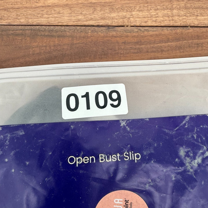 Empetua by Shapermint Open Bust Shaper Slip Womens Medium Black Adjustable Strap