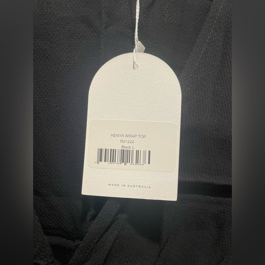 Rumer Kenya Wrap Top Size L