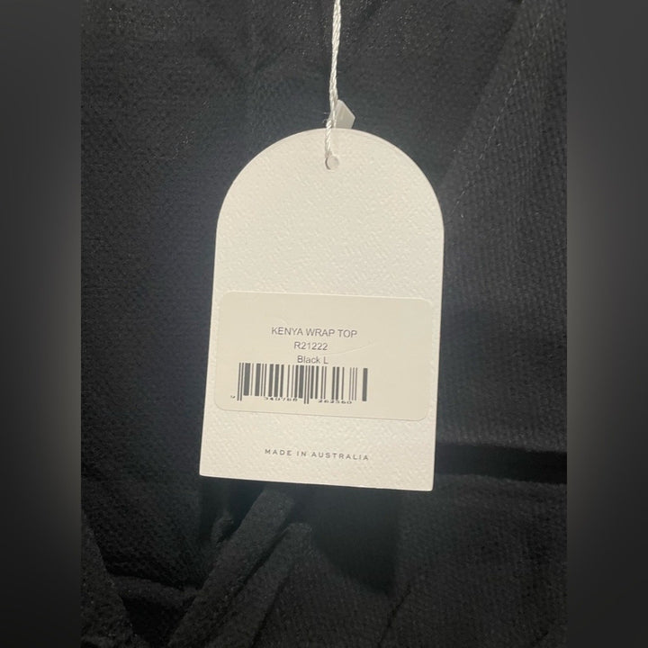 Rumer Kenya Wrap Top Size L