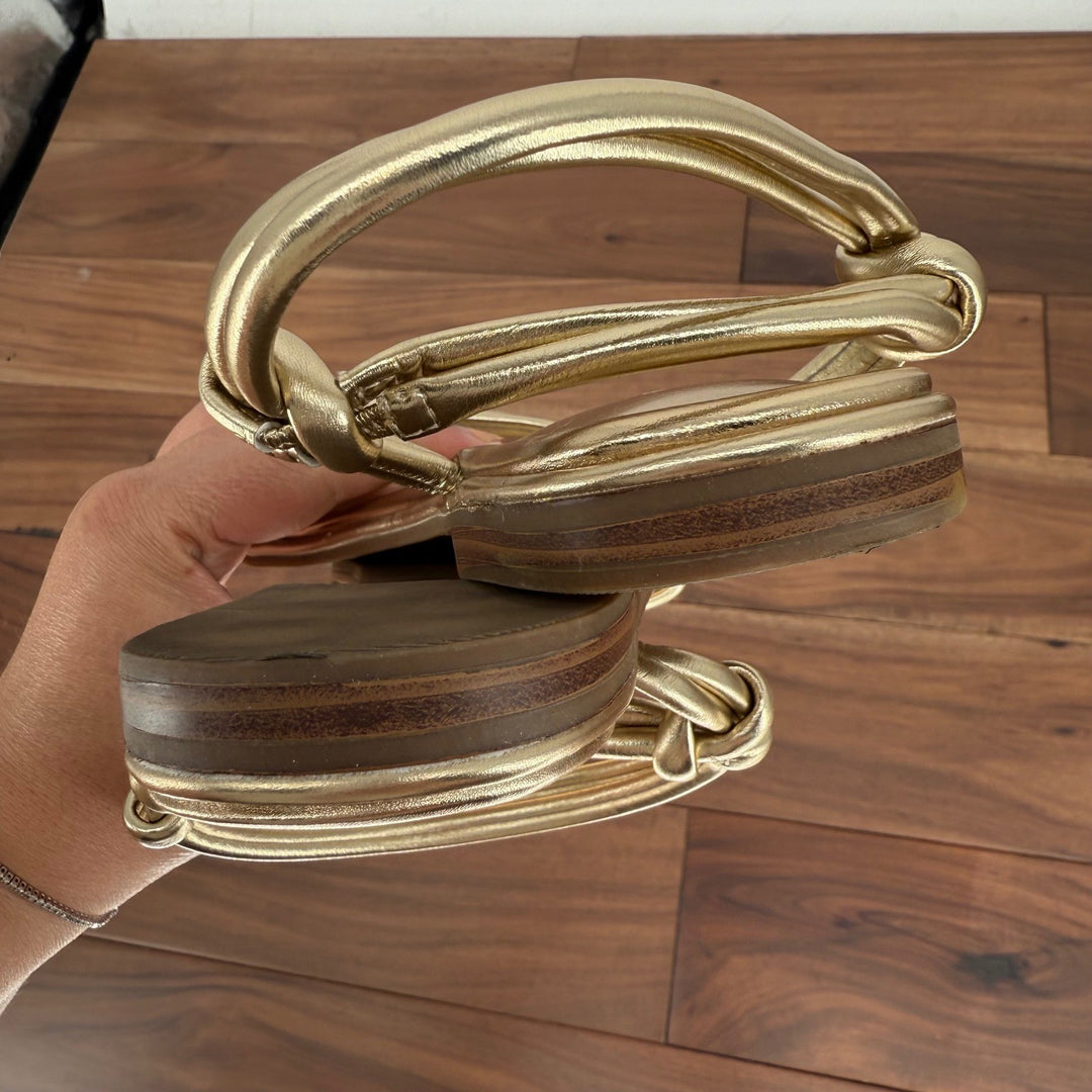 J.Crew Knotted Ankle-Strap Sandal Size 7