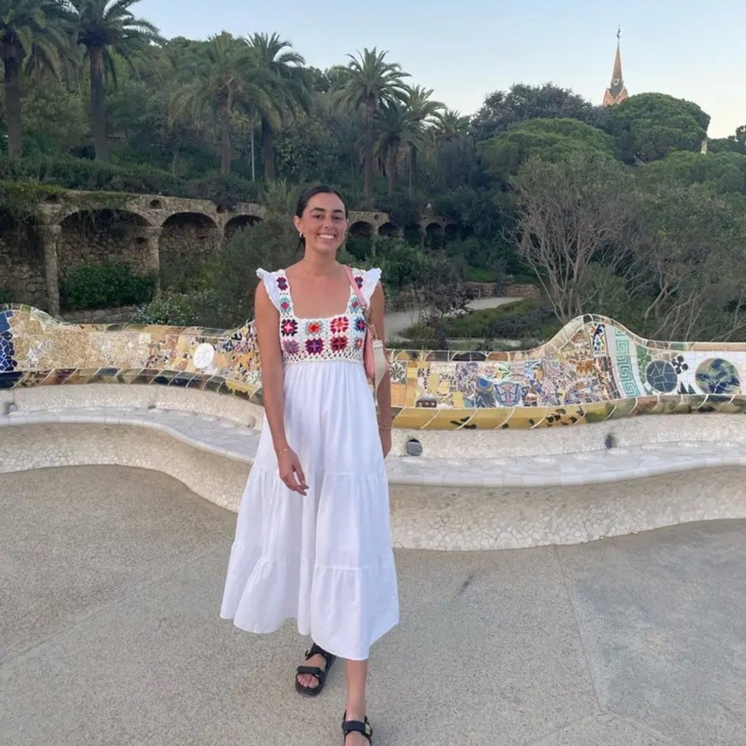 Slate & Willow Crochet Midi Dress Size XS