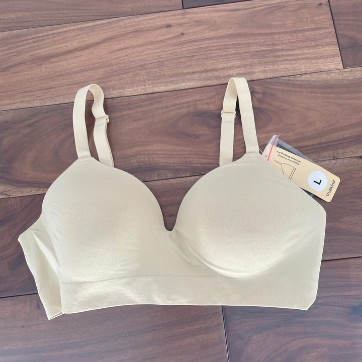 Truekind Supportive Comfort Wireless Shaping Bra L Chai