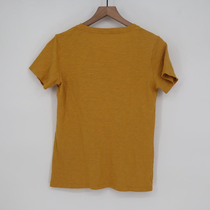 American Giant V-Neck Tee Short Sleeve Women's Size S Made In USA