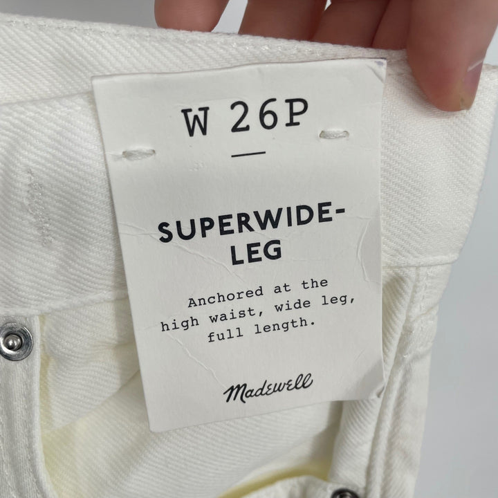 Madewell Superwide-Leg Jeans Airy Denim Edition Size 26P