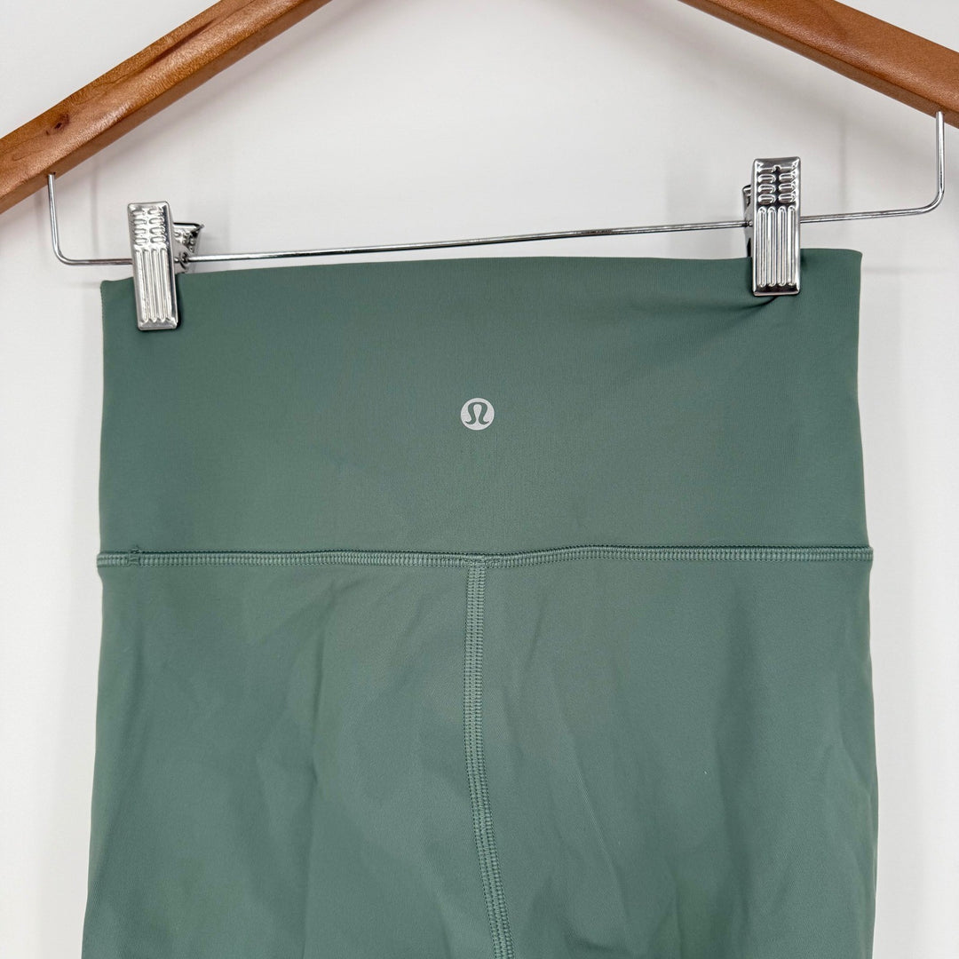 Lululemon Align High Rise Crop Leggings Green Size 4
