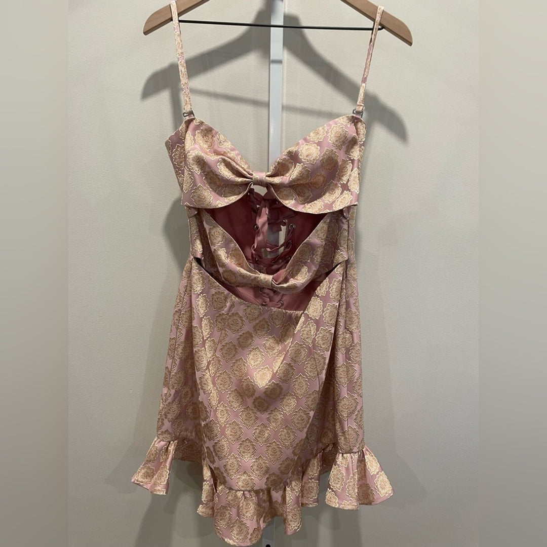 LPA Double Knot Mini Dress Size L