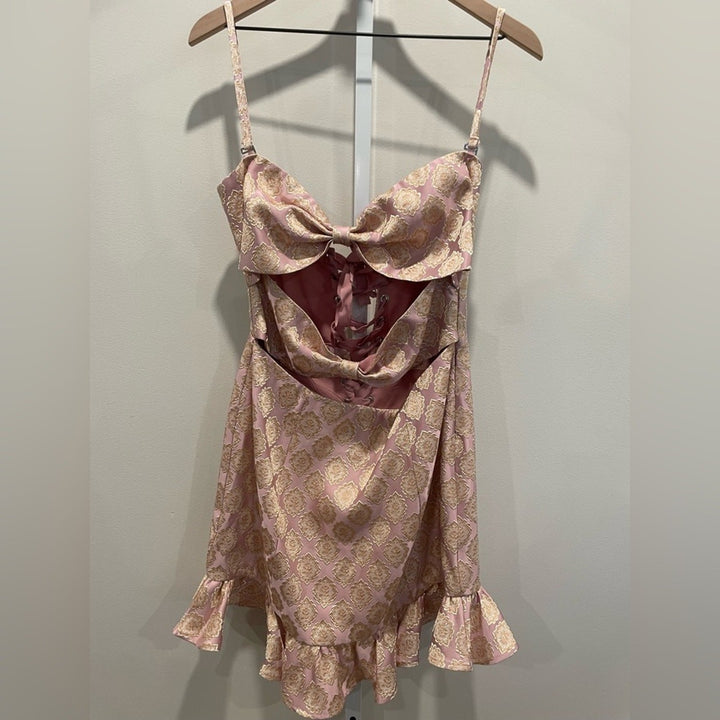 LPA Double Knot Mini Dress Size L