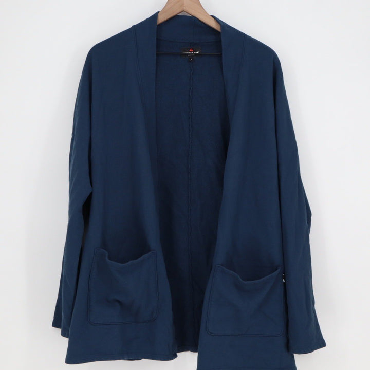 American Giant Women's French Terry Cardigan Size L Made In USA