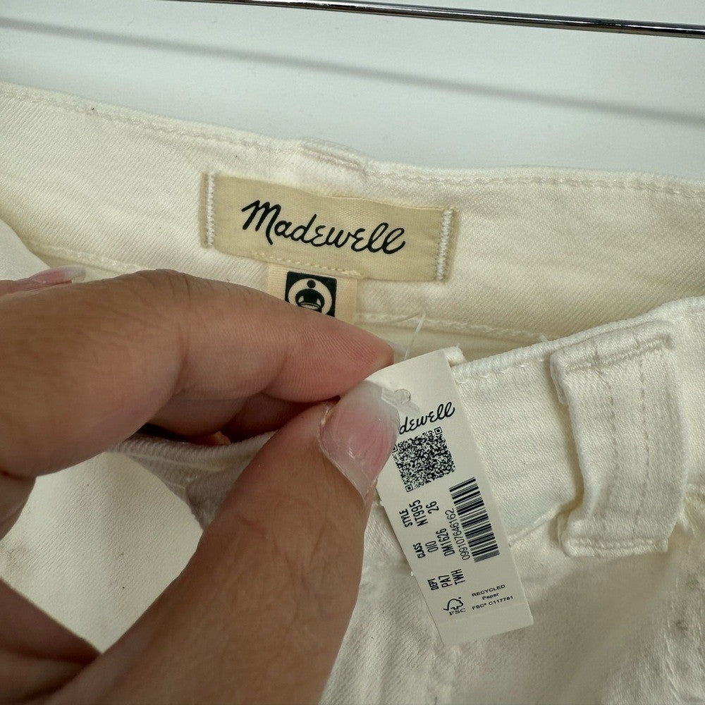 Madewell The Perfect Vintage Wide-Leg Crop Jeans Size 26