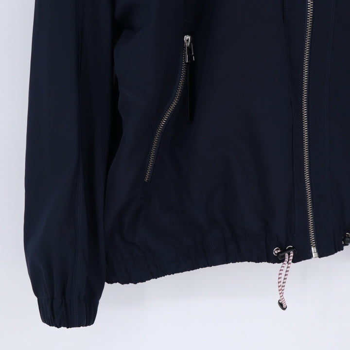 Athleta Navy Blue Full Zip Elastic Windbreaker Jacket Size XL