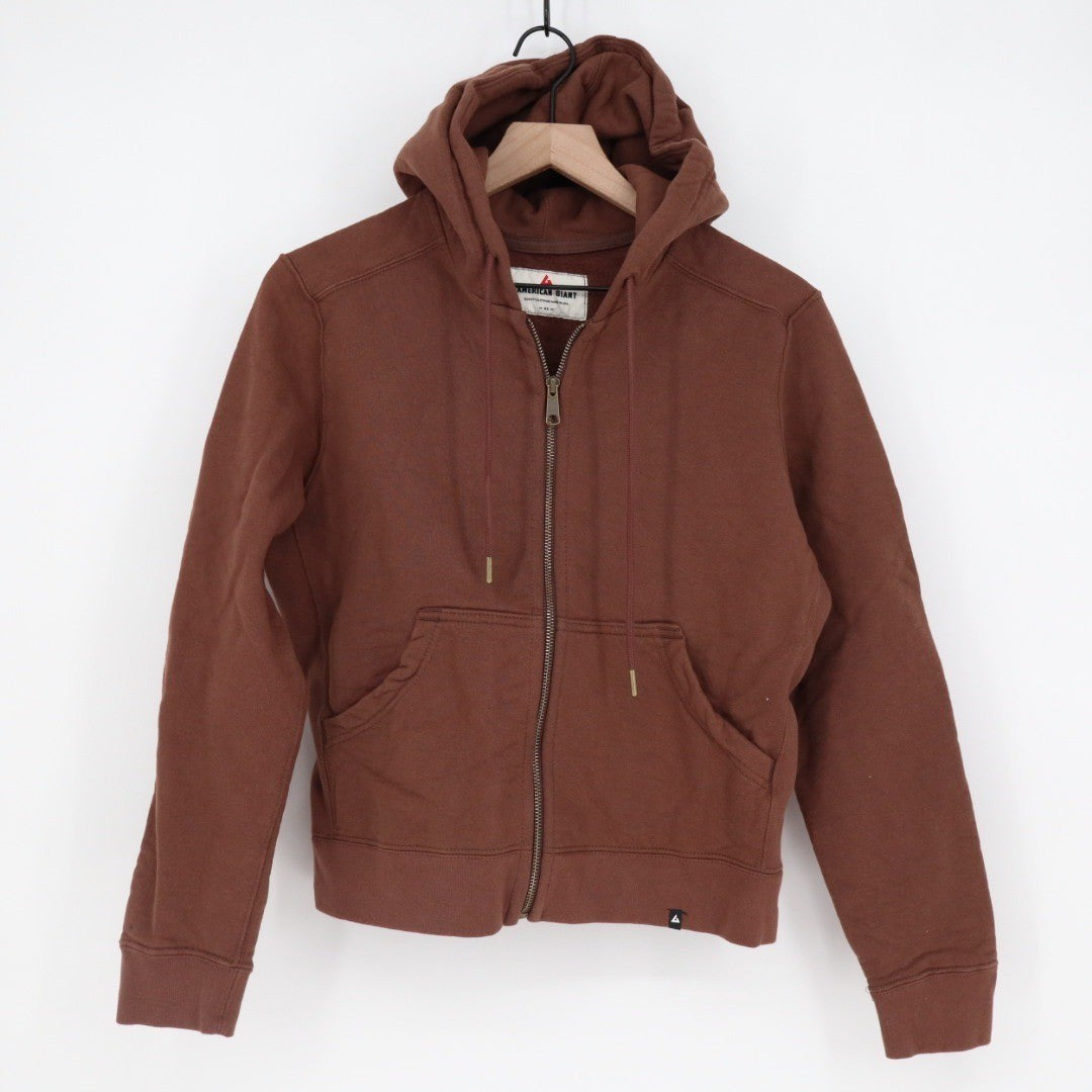 American Giant Women's Relaxed Classic Full Zip Hoodie Made in USA Women XS