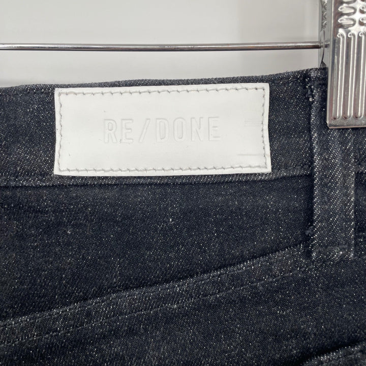 RE/DONE High Rise Loose Fit Jeans Size 29 Black Wash Denim Casual Retro Style
