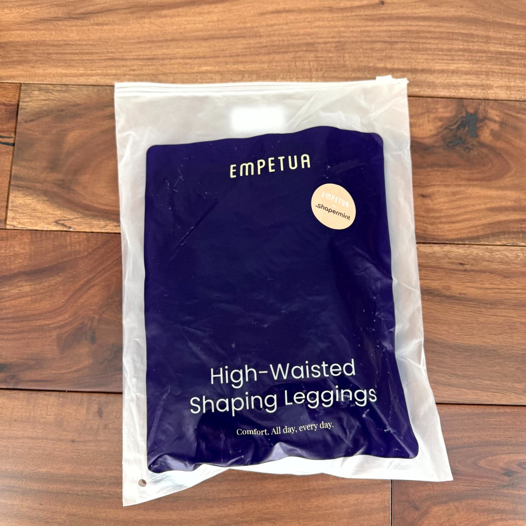 Empetua by Shapermint High Waisted Shaping Leggings Women XL Black Seamless Yoga