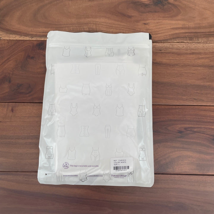 CURVEZ Essential Square Neck Control Tank White Size L Shapewear Camisole Top