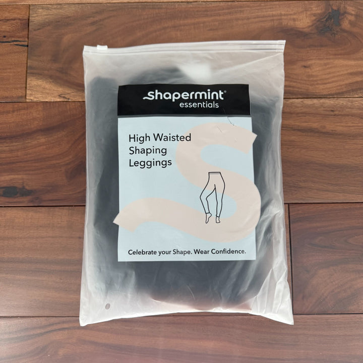 Shapermint Essentials High Waisted Shaping Ankle Leggings Women 3XL Black Opaque