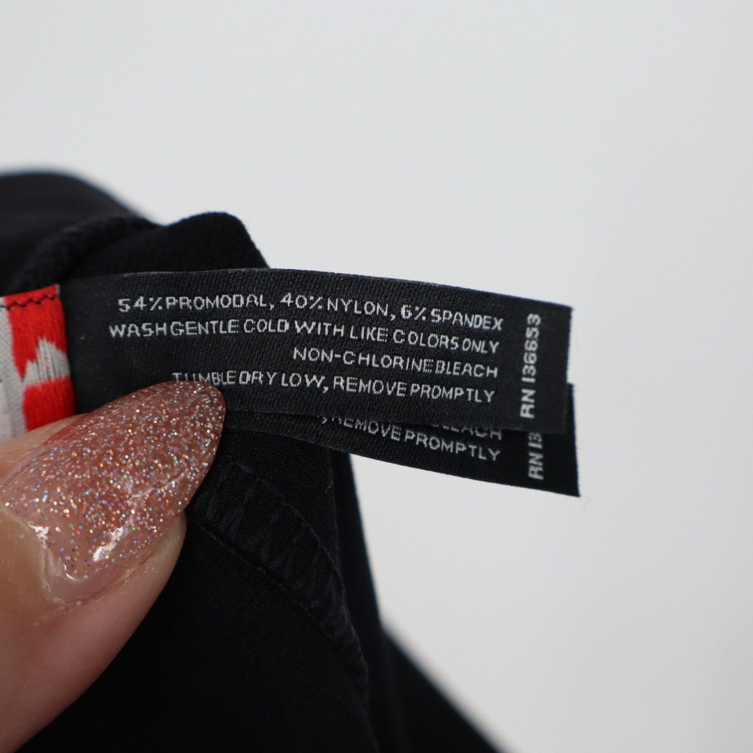 American Giant Black High Waist Pocket Leggings Made in USA Size S