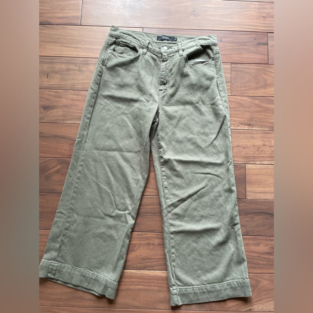 Hudson Holly High Rise Wide Leg Crop Jean Size 28