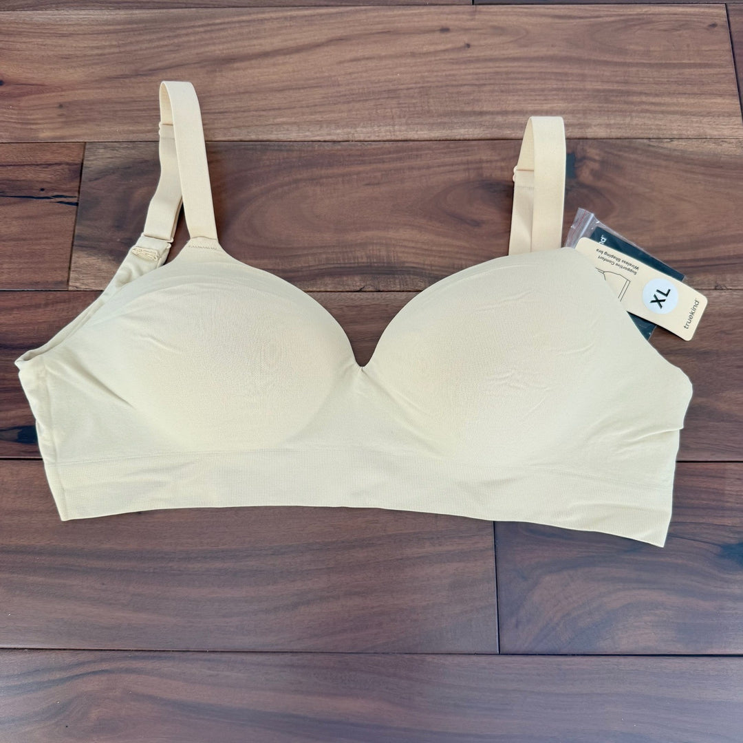 TrueKind Supportive Comfort Wireless Shaping Bra Beige XL
