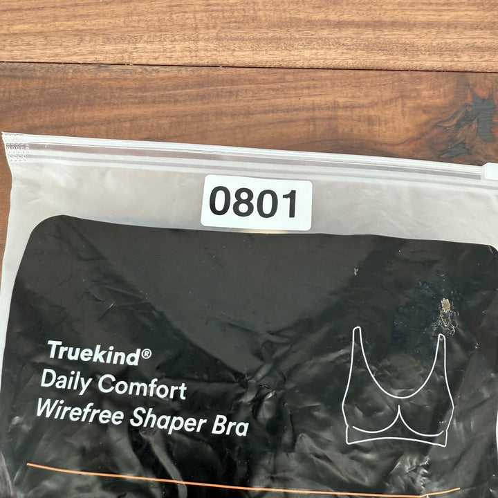 Truekind Daily Comfort Wirefree Shaper Bra Black 3XL