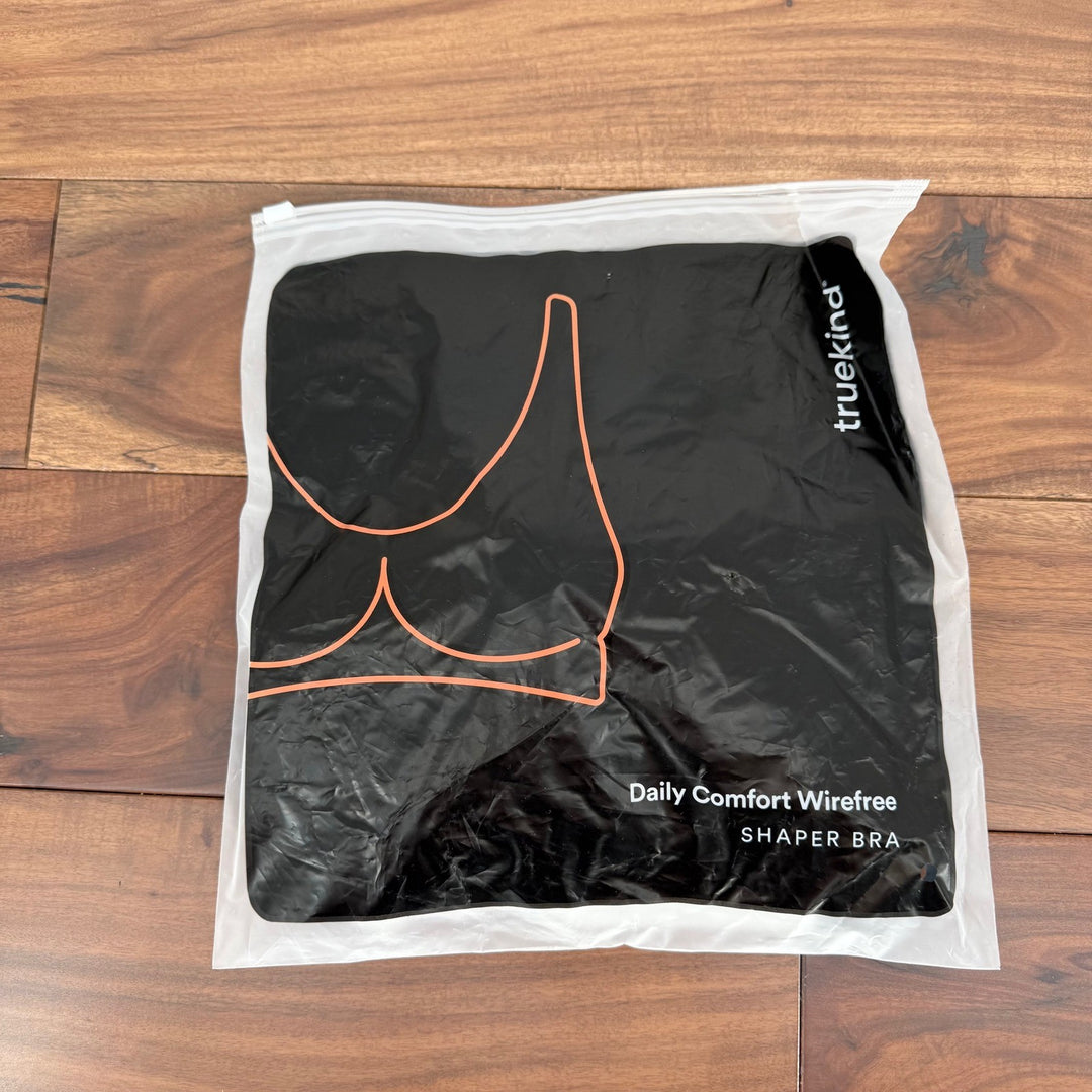 Truekind Daily Comfort Wirefree Shaper Bra Black Womens