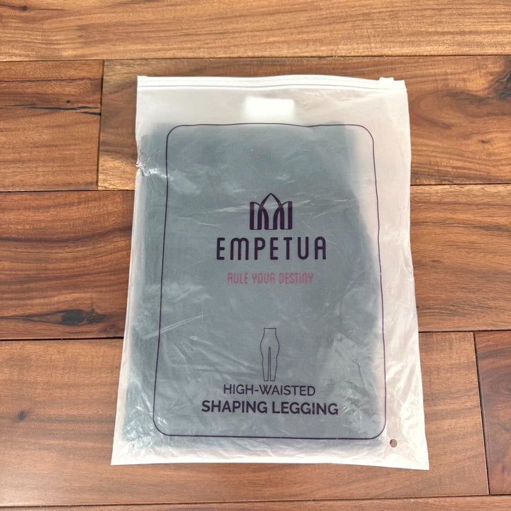 Shapermint Empetua High Waisted Shaping Leggings Womens Large Black Stretch