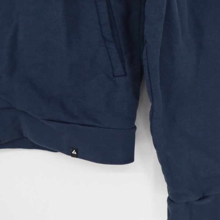 American Giant Bomber Jacket Navy Blue Full Zip Cotton Made USA Size S