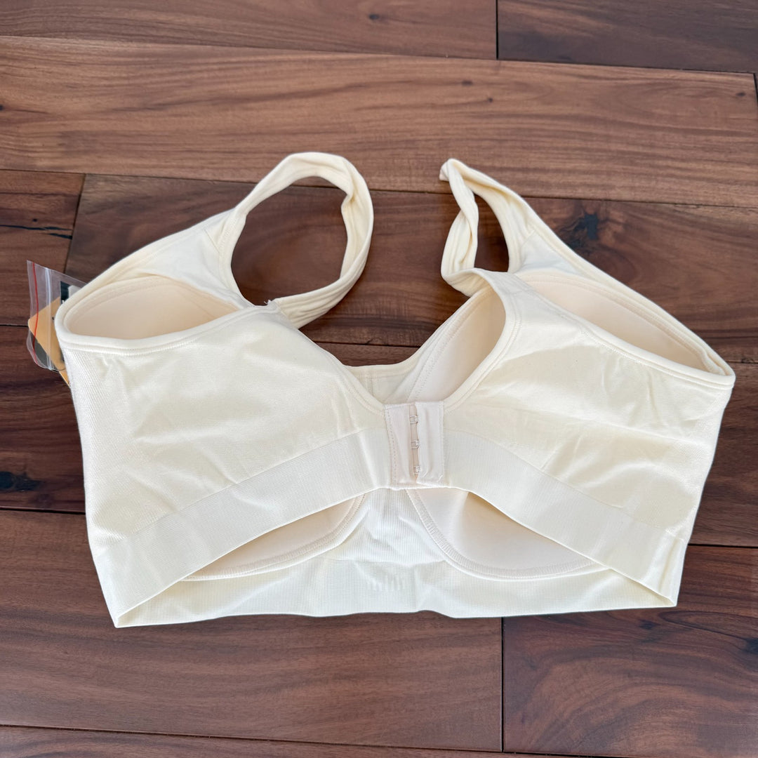 Shapermint Truekind Daily Comfort Wirefree Shaper Bra Women 4XL Beige Wide Strap