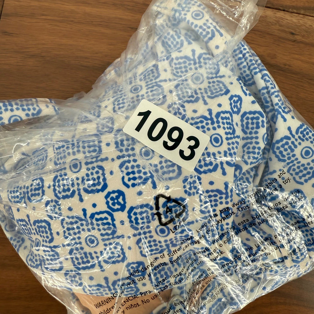 J.Crew Ruched Plunge Floral-Print Tankini Top Size M