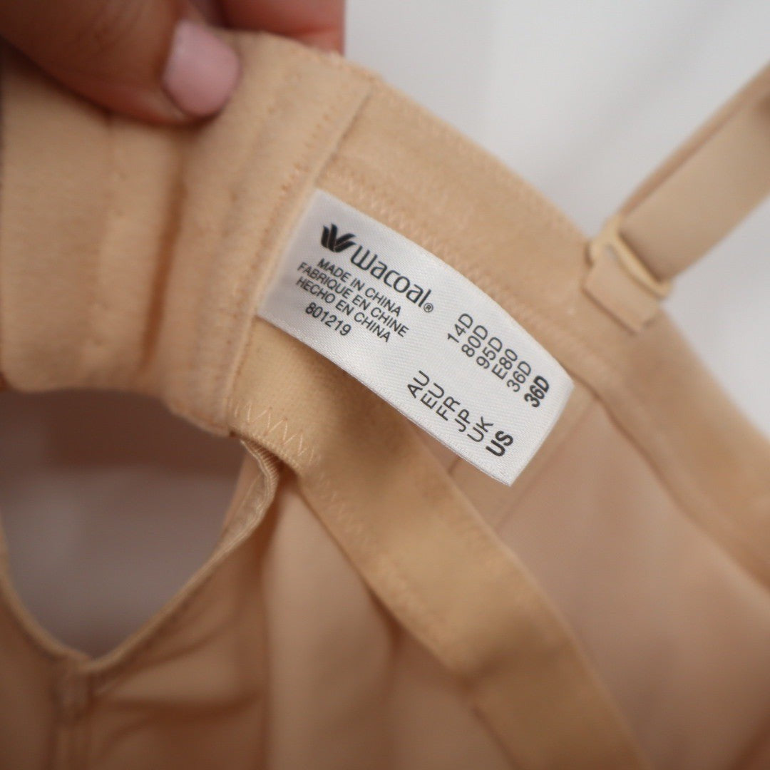Wacoal 36D Beige Strapless Shaping Bodybriefer Moderate Control