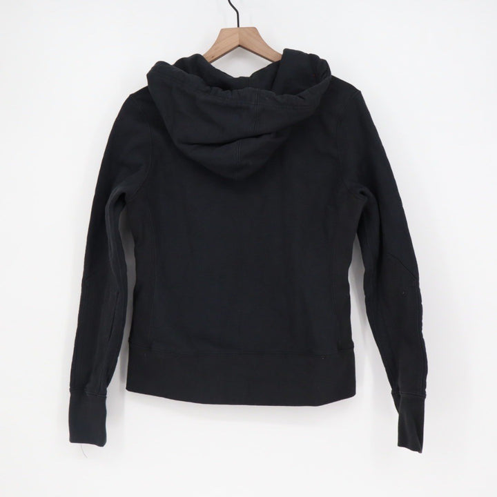 American Giant Womens Full Zip Hoodie Black Cotton Size S Made USA