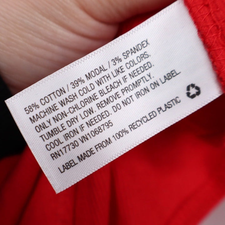 A New Day Ribbed Long Sleeve Scoop Neck Red Bodysuit Size Small