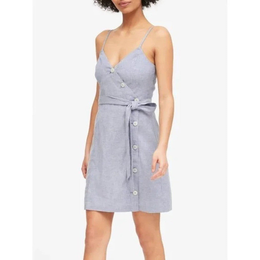 Banana Republic Button-Front Mini Dress Size 4