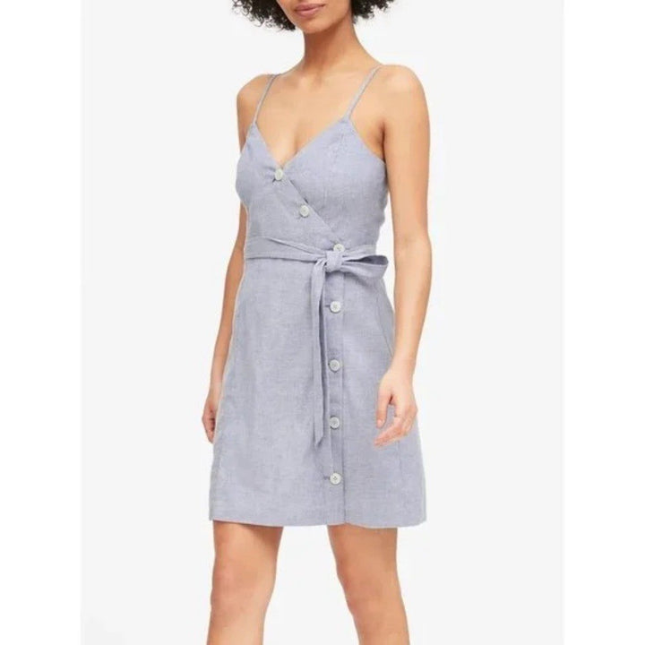 Banana Republic Button-Front Mini Dress Size 4