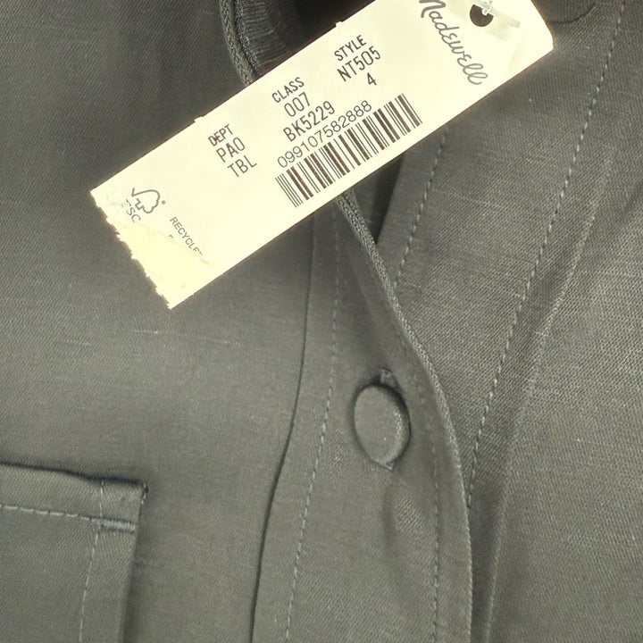 Madewell Western Shirt in Linen Blend Size 4