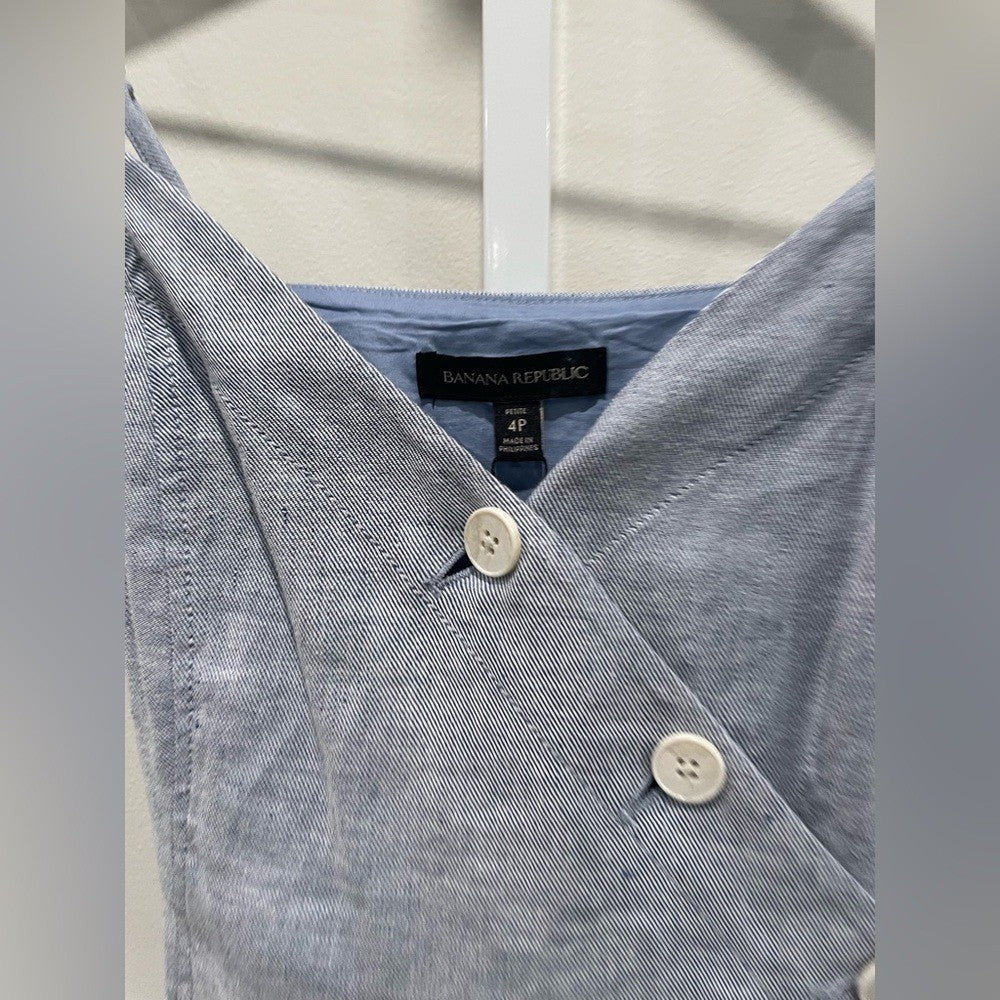 Banana Republic Button-Front Mini Dress Size 4