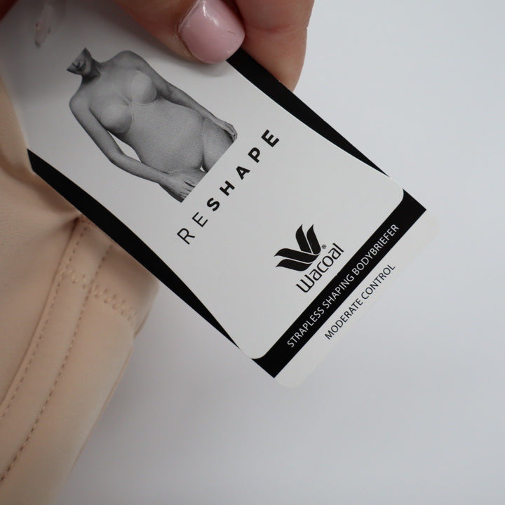 Wacoal 36D Beige Strapless Shaping Bodybriefer Moderate Control