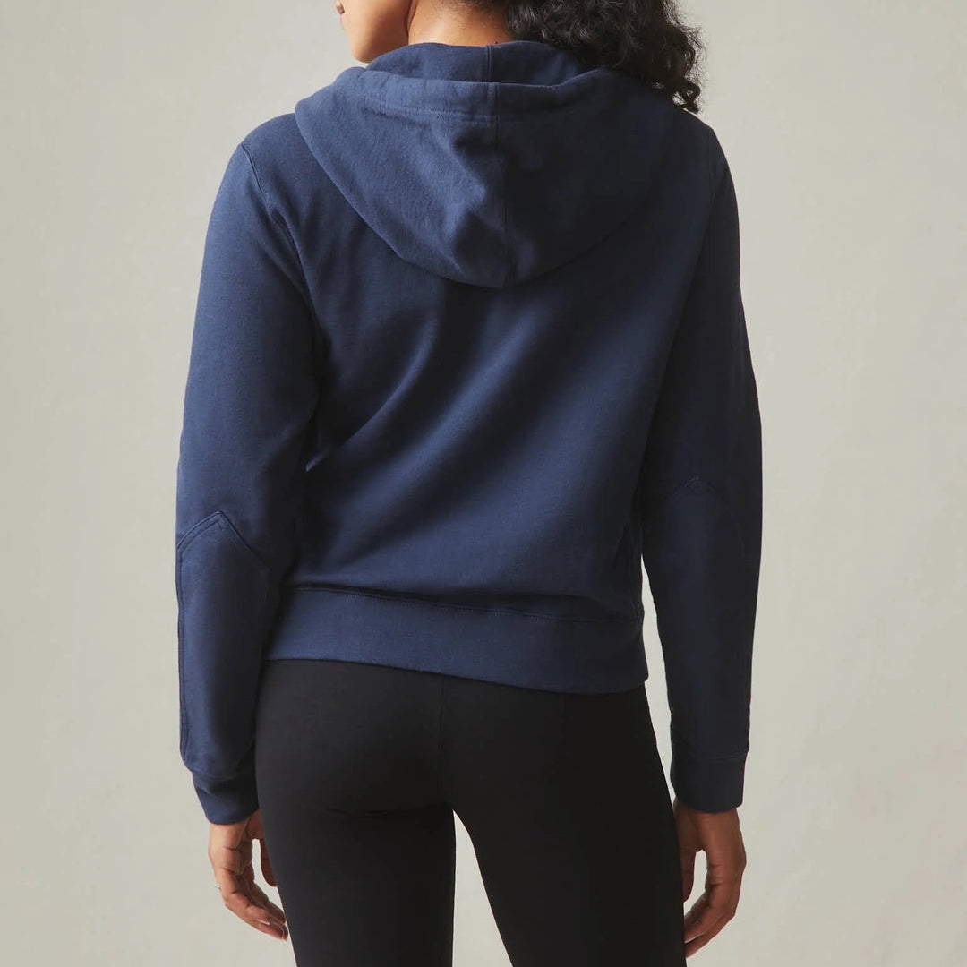 American Giant Relaxed Classic Full Zip Oxford Blue Cotton XS Hoodie Made in USA