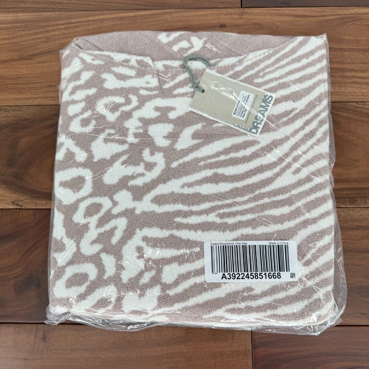 Barefoot Dreams CozyChic Ultra Lite Ocean Breeze Poncho Womens OS Animal