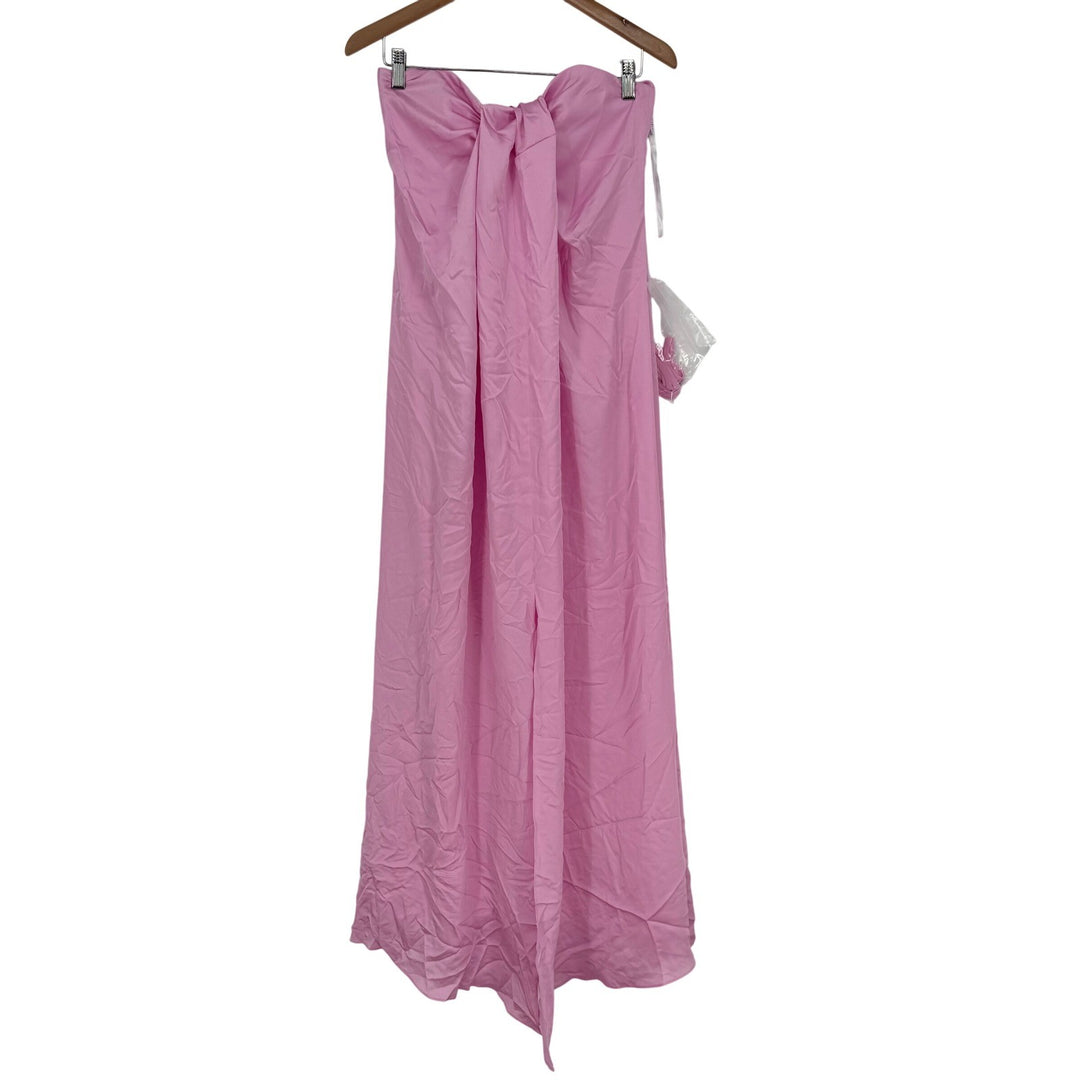 Dessy Collection Draped Satin Grecian Column Gown With Convertible Straps