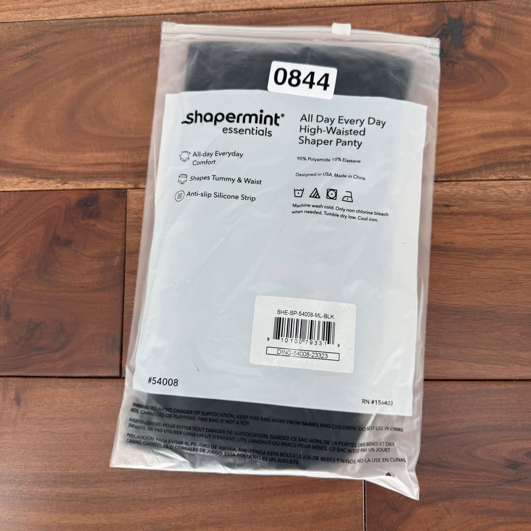 Shapermint Essentials High Waisted All Day Shaper Panty Comfort Black