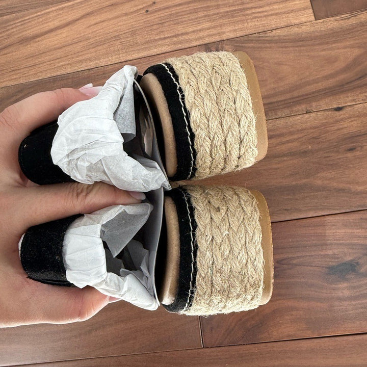 Dr. Scholl's Ember Espadrille Wedge Sandal Size 8