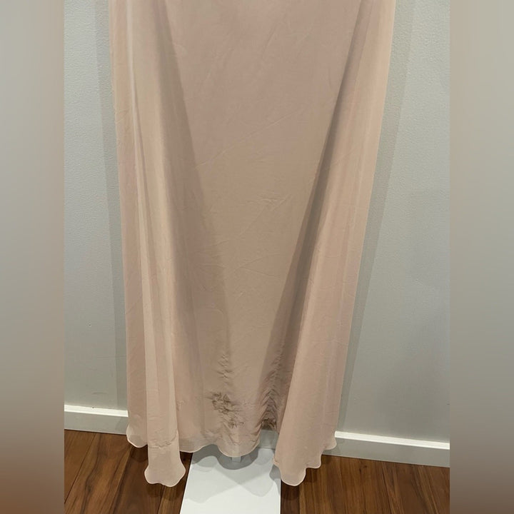 After Six High Neck Halter Backless Maxi Dress Size 8