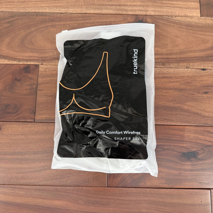 Truekind Daily Comfort Wirefree Shaper Bra Black 2XL NEW