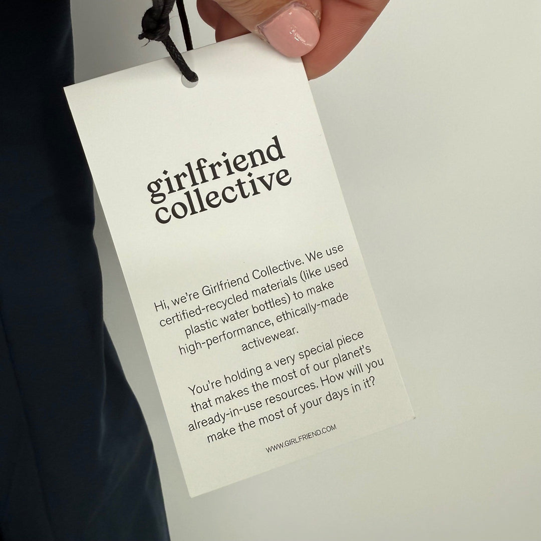 Girlfriend Collective Navy Blue Active Dress Size M