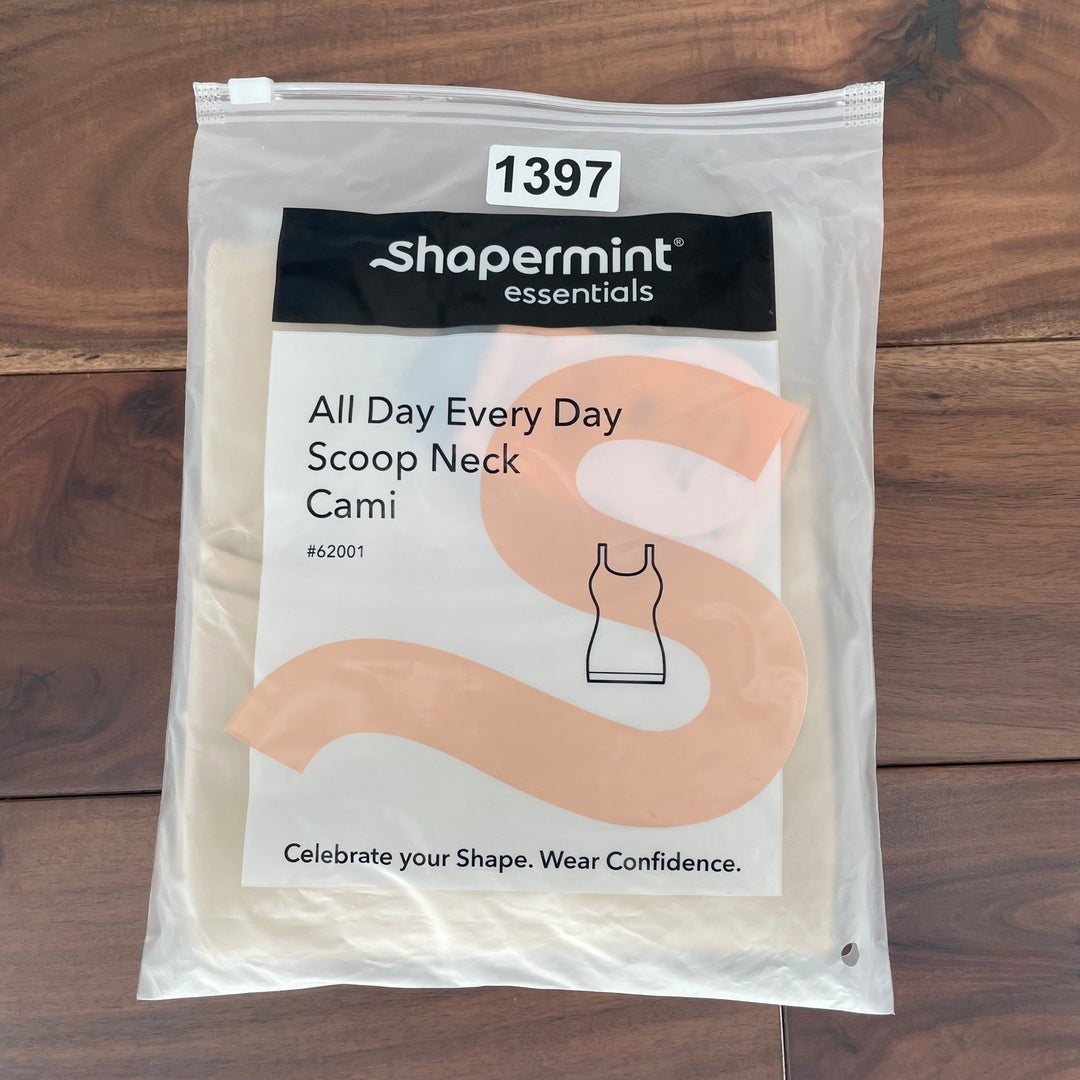 Shapermint Essentials All Day Every Day Scoop Neck Cami Chai Size XXL