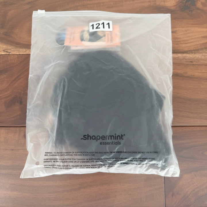 Shapermint Essentials Black Wireless Shaper Bra XL Daily Comfort Front Closure