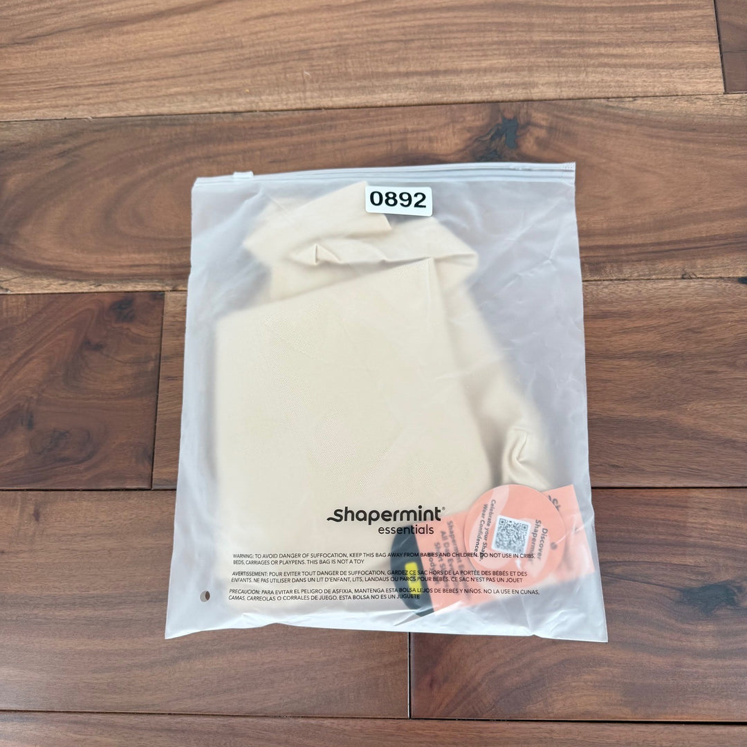 Shapermint Essentials Short-Sleeve Bodysuit Size M