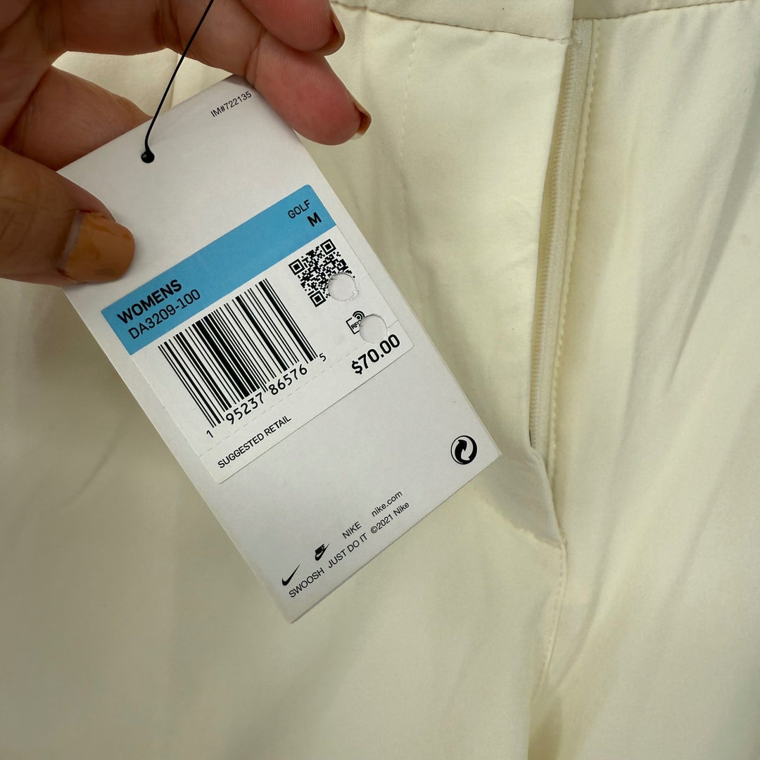 Nike Victory Golf Shorts Womens L White DA3209-100 Dri-FIT Standard Fit